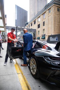 311RS Motorsport Porsche 911 992 GT3 Cup Peter Lapinski Leh Keen Dimitri Dimakos Deluxe Corporation Downtown Minneapolis